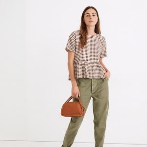 Madewell Gingham Top